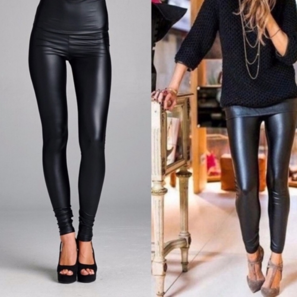 NWOT High Waist Faux Tummy Control Leggings